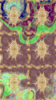 Tarafsız renkler üzerine grafiksel modern eskiz deseni. Skeç raster arka planı. Çiçek desenli çizim. Duvar kâğıdı barok, İspanyol kumaşı.