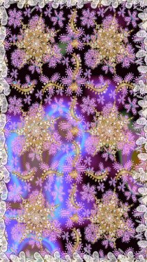 Kusursuz oryantal klasik altın desen. Tarafsız renklerde altın tekrarlayan elementler içeren Raster soyut arkaplanı.