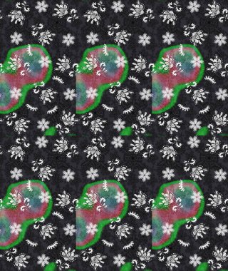 Çiçek deseni duvar kağıdı, desen dolguları ve web sayfası arka planı için kullanılabilir. Şekil verilmiş çiçeklerle eskiz deseni. Süslü zentangle çizim dokusu, soyut çiçeklerle süslenmiş..