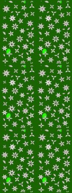 Yeşil ve nötr renklerde çiçekler. Elle boyanmış suluboya resim çizimi çiçekler ve bitkiler.