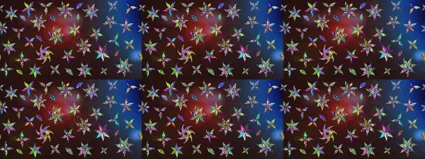 Çiçek arkaplanlı soyut zarafet eskiz deseni. Raster Güzel kumaş deseni.