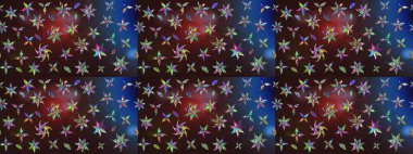 Çiçek arkaplanlı soyut zarafet eskiz deseni. Raster Güzel kumaş deseni.