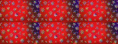 Raster deseni. Çiçekli çiçek deseni, suluboya. Küçük çiçekte güzel bir çiçek deseni..