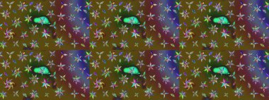 Anti-stres için soyut örnek sayfası. Raster illüstrasyonu. Renklerde.