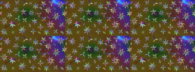 Çiçekli çiçek deseni, suluboya. Raster deseni. Süslü kumaş deseni.