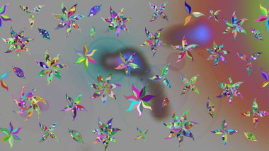 Raster Hip kumaş deseni. Eskiz Vintage Çiçek Deseni.