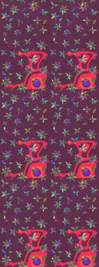 Suluboya desenli çiçek deseni. Dekorasyon ve tasarım için güzel bir desen. Moda baskısı. Çiçeğin suluboya çizimlerinin mükemmel deseni. Ayarlanmış.