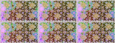 Noel, kar tanesi, yeni yıl 2019. Tarafsız ve kahverengi renklerde altın elementlerle kusursuz klasik desen.