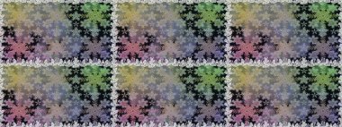 Gri ve nötr renklerde altın desenler ve altın elementler. Kusursuz klasik altın desen. Raster geleneksel oryantasyon süsü.