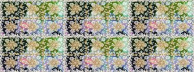 Antika altın tekrarlanabilir duvar kağıdı. Tarafsız ve gri renklerde altın element. Barok tarzında altın çiçek süsü. Damask arkaplanı tekrarlayan kusursuz desen.