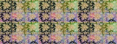 Raster illüstrasyonu. Klasik çiçek dokusu. Altın şablon. Kusursuz desenli altın elementler. Tarafsız ve gri renklerin kraliyet retro 'su. Kart, duvar kağıdı, ambalaj, tekstil için klasik tasarım.