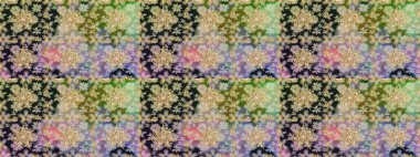 Raster illüstrasyonu. Klasik çiçek dokusu. Altın şablon. Kusursuz desenli altın elementler. Tarafsız ve gri renklerin kraliyet retro 'su. Kart, duvar kağıdı, ambalaj, tekstil için klasik tasarım.