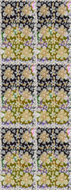 Gri ve nötr renklerde altın element. Damask kusursuz yinelenen arkaplan. Doku arka planında altın duvar kâğıdı. Barok tarzında altın çiçekli süs..