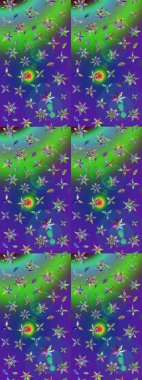 Eski model. Suluboya çizim kalıbı. Moda baskısı. Çiçeğin suluboya çizimlerinin mükemmel deseni. Dekorasyon ve tasarım için güzel desen.