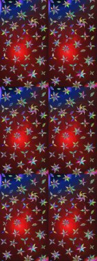 El çizimi Raster çizimi. Parlak elementlerin. Çizim çiçek deseni duvar kağıdı, web sitesi arkaplanı, paket kağıdı, davetiye, broşür, pankart veya web sitesi için kullanılabilir.