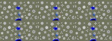 Bahar mevsimi. Nazik romantik baskı. Tatil havası. Yeşil ve beyaz renkli çiçekler. Raster güzel bir çiçek deseni çiziyor..