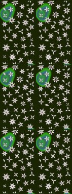 Yumuşak, yaz çiçekli arka plan. Çiçekli karalama şeklinde Raster çiçek deseni. Gri ve nötr renkte çiçekler.