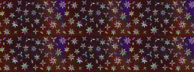 Küçük çiçekte güzel bir çiçek deseni var. Çiçekli çiçek deseni, suluboya. Raster deseni.