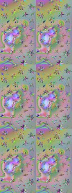 Karşılama ya da düğün geçmişi olarak kullanılabilir. Paket kağıdı için en iyisi. Doğal kozmetik ürünleri, parfüm, çiçekçi dükkanı için bahar ihalesi tasarımı. Tarafsız ve yeşil lale çiçekleriyle Raster eskiz deseni.