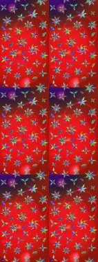 Moda baskıları için zarif bir şablon. Motley illüstrasyonu. Çiçekli bahar çiçekleri. Küçük çiçekte güzel bir desen. Küçük renkli çiçekler. Çizim.