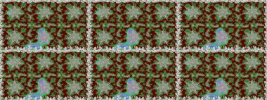 Çiçek deseni. Duvar kâğıdı barok, İspanyol kumaşı. Kusursuz raster arka plan. Kahverengi ve bej renklerde altın elementler. Şekil grafik deseni.