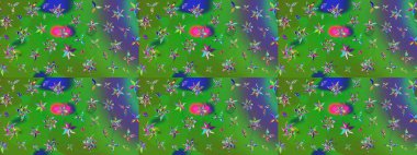 Küçük çiçekteki sevimli çiçek deseni. Renkli çiçekler.