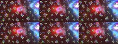 Kahverengi ve mor renkte güzel çiçekli eskiz deseni, suluboya çiçek deseni, duvar kağıdı, kart veya kumaş için fayanslı. Raster..