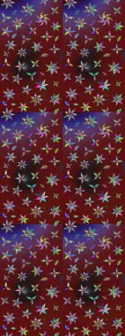 Elle çizilmiş sonbahar çiçeği deseni. Renkli kırmızı ve kahverengi çizim kalıpları. Doodle tarzı. Tekstil ve kapak tasarımı için mükemmel. Kırmızı ve kahverengi renkte çiçekler.