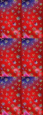 Eskiz arkaplan modeli. Kırmızı ve mor yapraklı yabani çiçekler. Suluboya, elle çizilmiş. Raster illüstrasyonu.