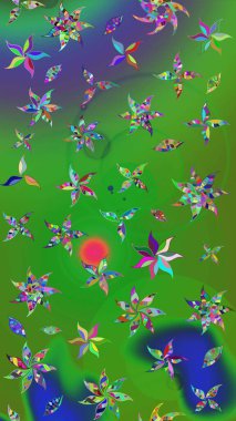 Eskiz Vintage Çiçek Deseni. Raster Kalça dokusu deseni.