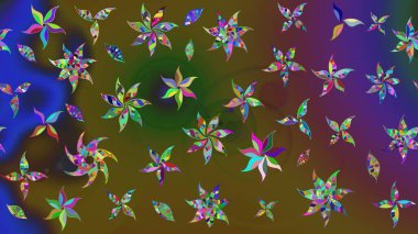 Fantezi çiçekli eskiz deseni, doğal duvar kağıdı, çiçek desenli kıvrım çizimi. Paisley el çizimi elementler. Ev dekoru.