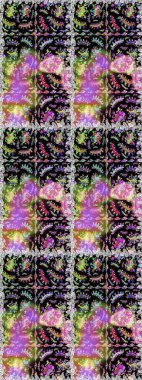 Siyah ve nötr renklerde çiçekler. Raster düz çiçekleri pürüzsüz desen. Tasarım hediye paketi, tebrik kartları, posterler ve afiş tasarımı.