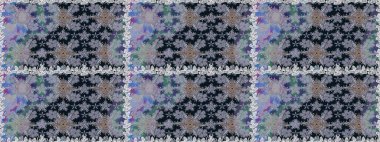 Süslü, dikişsiz, soyut çiçeklerle süslenmiş. Şekillendirilmiş çiçeklerle kusursuz desen. Çiçek deseni duvar kağıdı, şablon dolguları ve web sayfası arkaplanı için kullanılabilir.