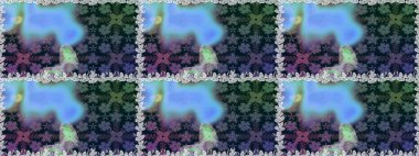 Suluboya etkisi. Botanik kusursuz desen. Raster deseni. Organik elementler.