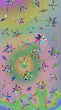 Raster stili kumaş deseni. Çiçekler suluboya çizim deseni.