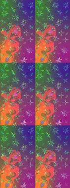 Süslü zentangle çizim dokusu, soyut çiçeklerle süslenmiş. Şekil verilmiş çiçeklerle eskiz deseni. Çiçek deseni duvar kağıdı, şablon dolguları ve web sayfası arkaplanı için kullanılabilir.