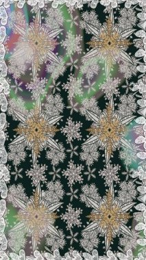 Raster illüstrasyonu. Gri ve mavi renklerde çiçeksiz. Çiçek deseni. Şatafatlı bahar bahçesi dokusu. Gri ve mavi renkte çiçekler.