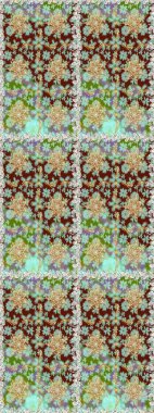 Duvar kâğıdı barok, İspanyol kumaşı. Kusursuz çiçek deseni. Kusursuz raster arka plan. Tarafsız ve bej renkler üzerinde grafiksel modern kusursuz desen.