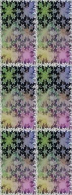 El yapımı dekoratif çerçeve, albüm kapağı, tebrik kartı, klasik Art deco tarzı. Altın karalama fantezi yapraklarından Raster soyut çiçek çelengi ve gri ve nötr renklerde çiçek..