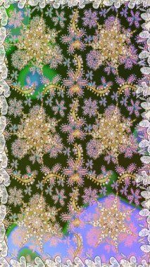 Damask pürüzsüz yineleme kalıbı. Antika altın tekrarlanabilir duvar kağıdı. Barok tarzında altın çiçekli süs. Tarafsız renklerde altın element.