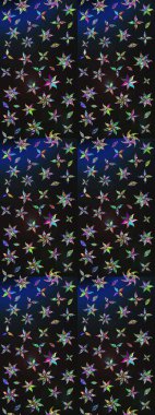 Raster illüstrasyonu. Tomurcukları çiçek olan sevimli bir çiçek deseni. Raster. Eski usul. Eskiz geçmişi. Kumaş, tekstil ve duvar kağıdı baskısı için..