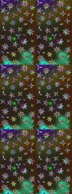 Güzel kumaş deseni. Raster illüstrasyonu. Bahar çiçekli güzel bir çiçek deseni..