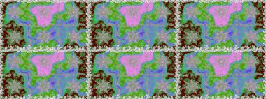 Çiçek deseni. Duvar kâğıdı barok, İspanyol kumaşı. Kusursuz raster arka plan. Kahverengi ve bej renklerde altın elementler. Şekil grafik deseni.