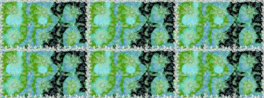 Çiçek deseni. Duvar kâğıdı barok, İspanyol kumaşı. Kusursuz raster arka plan. Kahverengi ve bej renklerde altın elementler. Şekil grafik deseni.