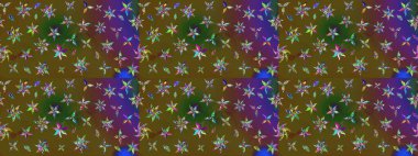 Çiçekli yumuşak bir eskiz şekli. Raster çiçekleri klasik tarzda çizilmiş. Nazikçe, rengarenk bahar çiçekleri. Raster illüstrasyonu.