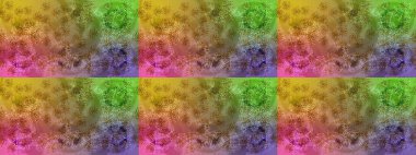 Renkli elementlerle Raster ilginç desen.