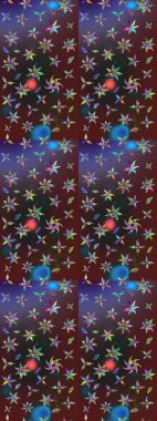 Raster illüstrasyonundaki çiçek desenli çizim. Renkli çiçekler. Renkli Bahar Teması eskiz kalıbı. Düz Çiçek Elementleri Tasarımı.