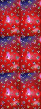 Desen, çizim, çiçek sınırı. Çiçek çelengi. Güzel, parlak, pürüzsüz kumaş, tuval. Kıvırcık, parlak örgü. Eski moda arka plan. Raster illüstrasyonu.