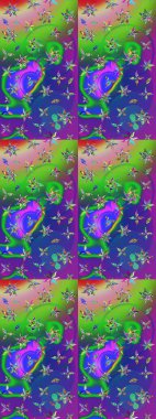 Parlak arkaplanda çiçek kompozisyonu olan suluboya desenleri çiz, ambalajlar, duvar kağıtları, kartpostallar, tebrik kartları, düğün davetiyeleri, romantik etkinlikler vs..