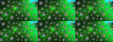 Sevimli çiçek raster deseni. Renkli çiçekler. Renkli Yaz Temalı eskiz kalıbı. Düz Çiçek Elementleri Tasarımı.